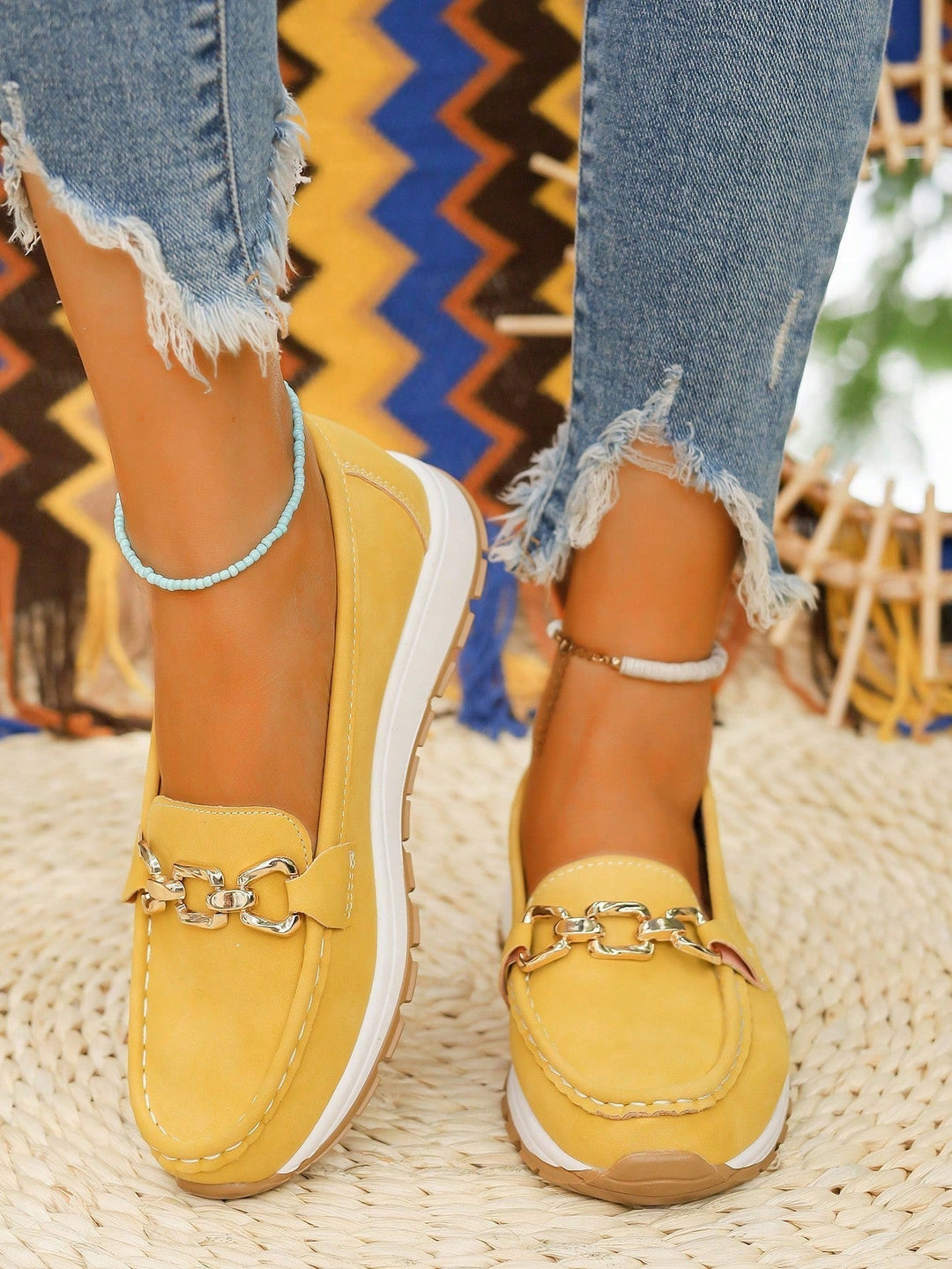 Sara | Ravni Loaferi s Kopčom