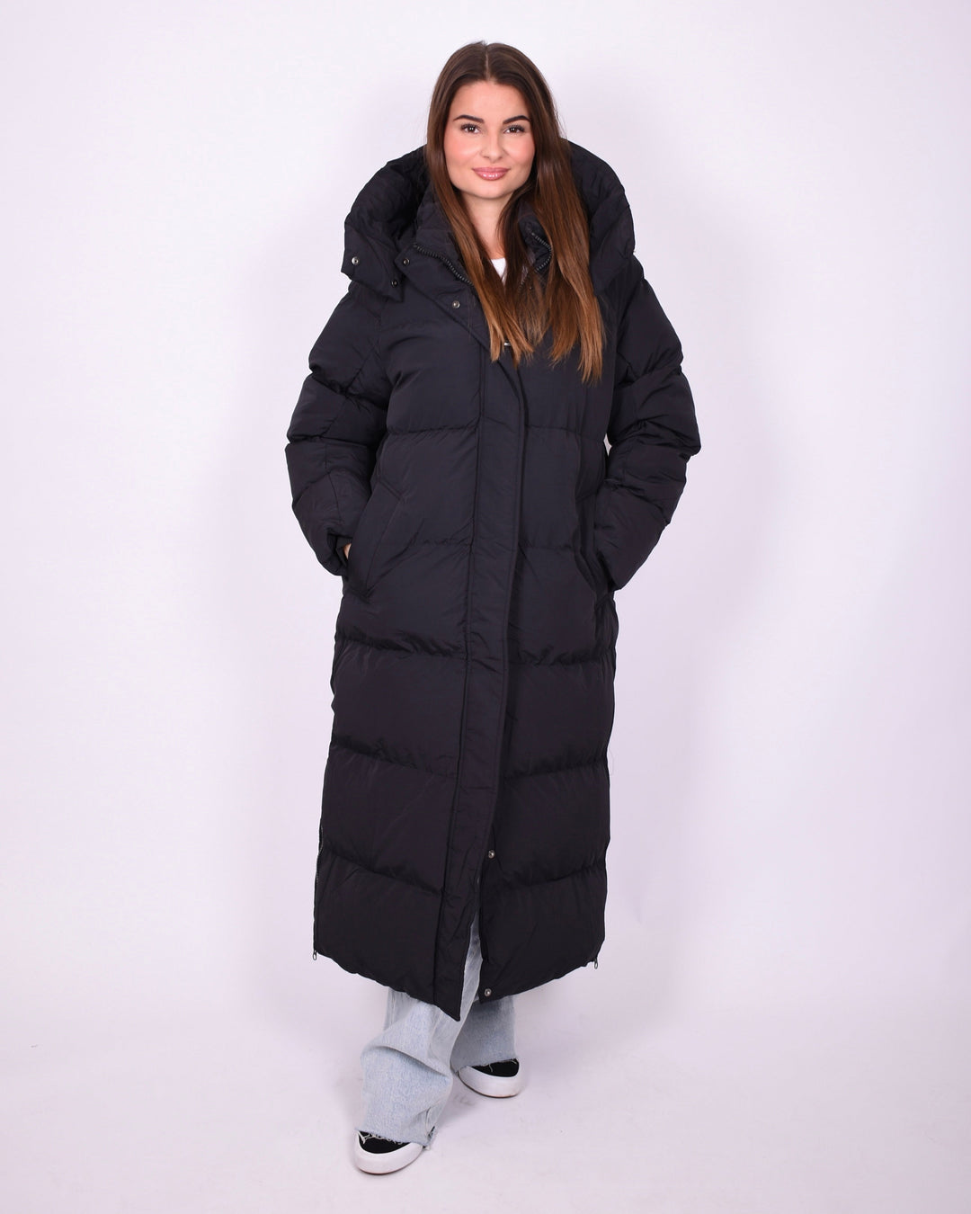 Mirna | Maxi puffer kaput crni