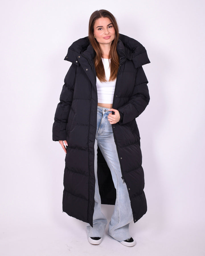 Mirna | Maxi puffer kaput crni