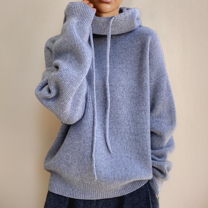 Amina | Luxe Merino Vuna Hoodie Elegancija