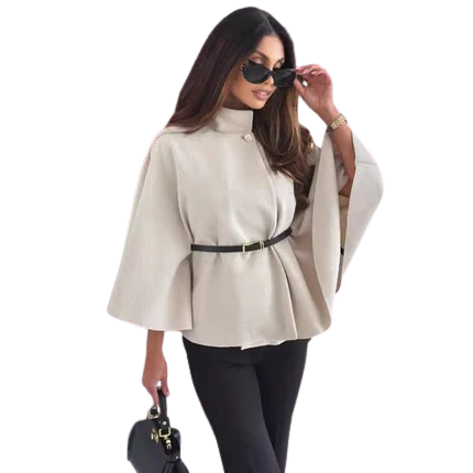 Selviora | Chic jakna s leptir rukavima i remenom